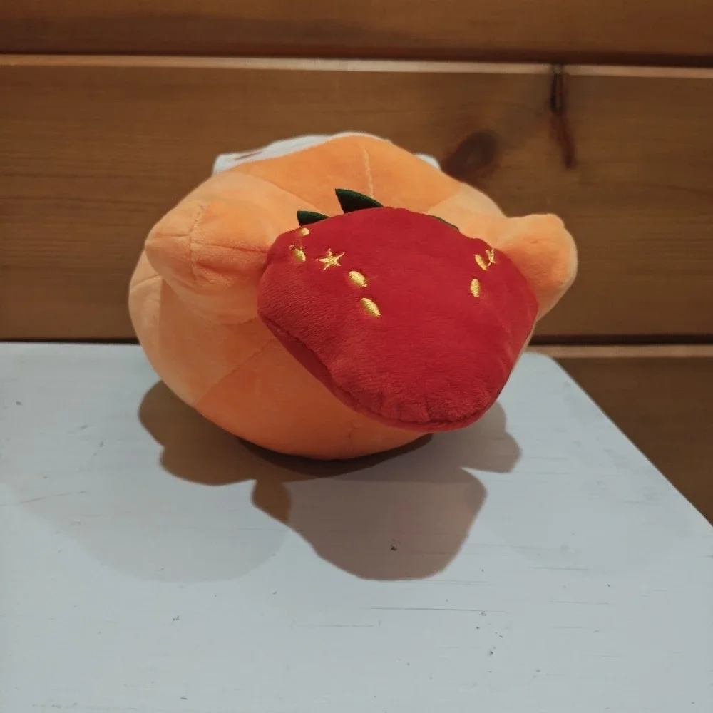 Kirby Waddle Dee Strawberry‎ Plush WINDOW HANG [Missing Suction Cup] E3